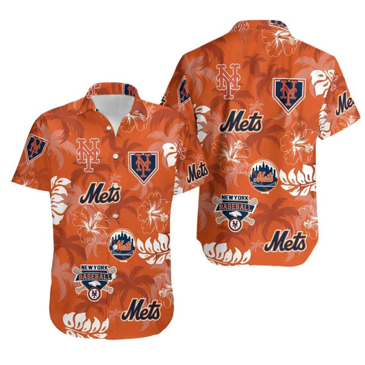 New York Baseball Team Metss Hawaiian Shirt 12, MLB Hawaiian Shirt Moonbestprint