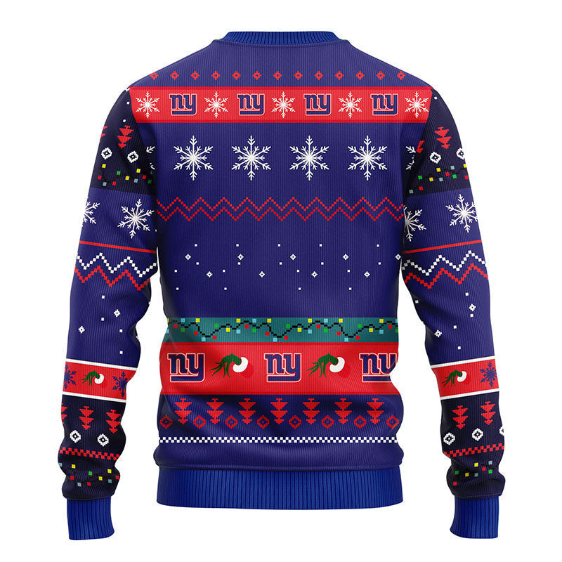 New York Giants 12 Grinch Xmas Day Ugly Christmas Sweater Moonbestprint