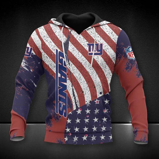 New York Giants American Flag All Over Print Hoodie 1, NFL Hoodie Moonbestprint