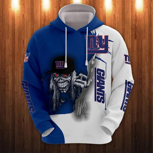 New York Giants Eddie Iron Maiden All Over Print Hoodie, NFL Hoodie Moonbestprint