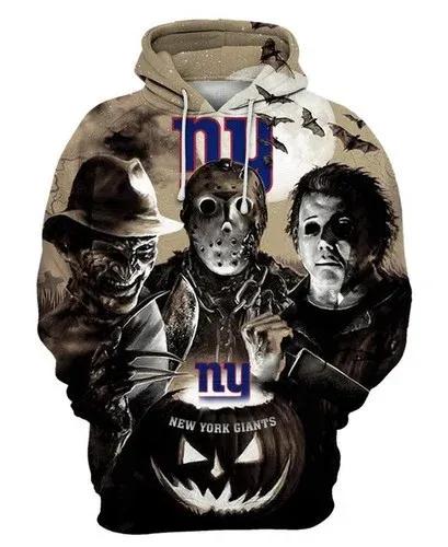 New York Giants Halloween Movie 3D Hoodie, NFL Hoodie Moonbestprint