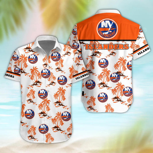 New York Islanders Aloha Shirt, NHL Hawaiian Shirt Moonbestprint