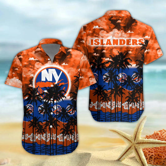 New York Islanders Hawaiian Shirt 2, NHL Hawaiian Shirt Moonbestprint