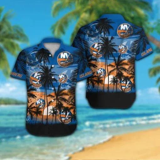 New York Islanders Hawaiian Shirt, NHL Hawaiian Shirt Moonbestprint