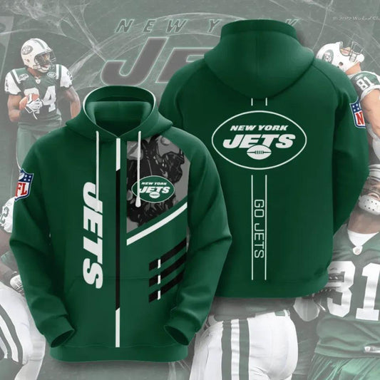 New York Jets 3D Hoodie, NFL Hoodie Moonbestprint