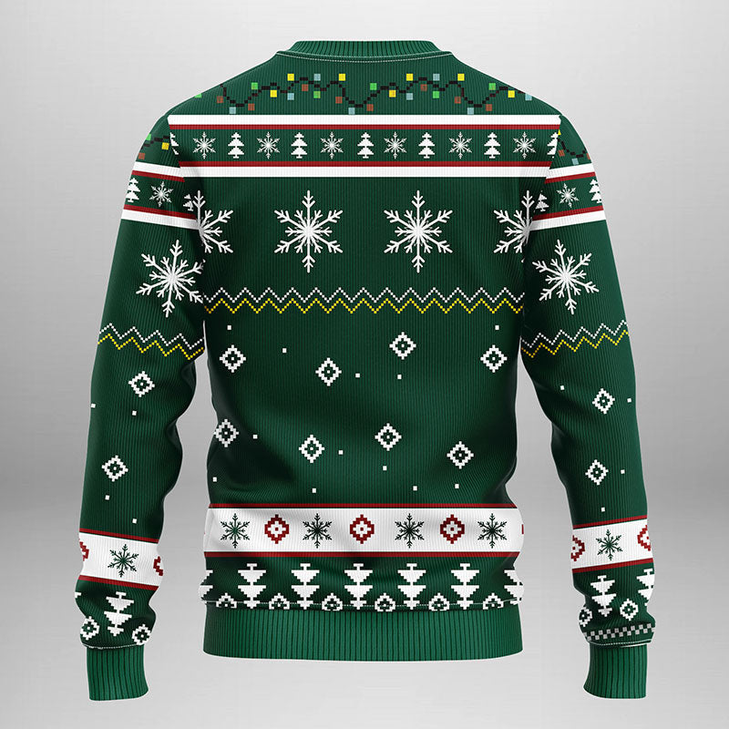 New York Jets Funny Grinch Ugly Christmas Sweater Moonbestprint