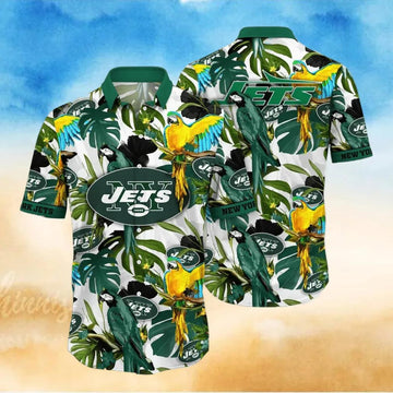 New York Jets Great Gift For Fan Hawaiian Shirt, NFL Hawaiian Shirt Moonbestprint