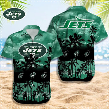 New York Jets Hawaiian Shirt, NFL Hawaiian Shirt Moonbestprint