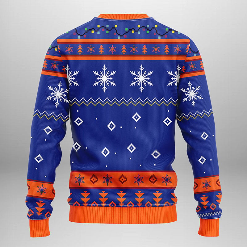 New York Mets Funny Grinch Ugly Christmas Sweater Moonbestprint
