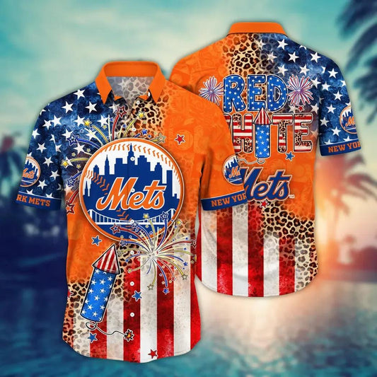 New York Mets MLB Aloha Hawaiian Shirt, MLB Hawaiian Shirt Moonbestprint