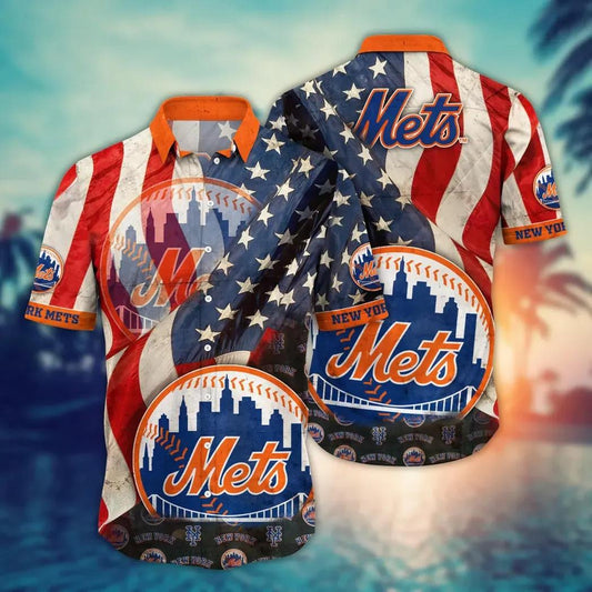 New York Mets MLB Flower Aloha Hawaiian Shirt 11, MLB Hawaiian Shirt Moonbestprint