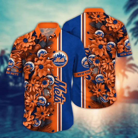 New York Mets MLB Flower Aloha Hawaiian Shirt 7, MLB Hawaiian Shirt Moonbestprint