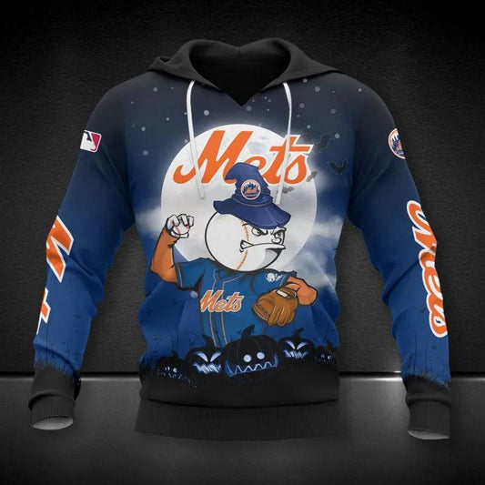 New York Mets Mascot All Over Print Hoodie 1, MLB Hoodie Moonbestprint