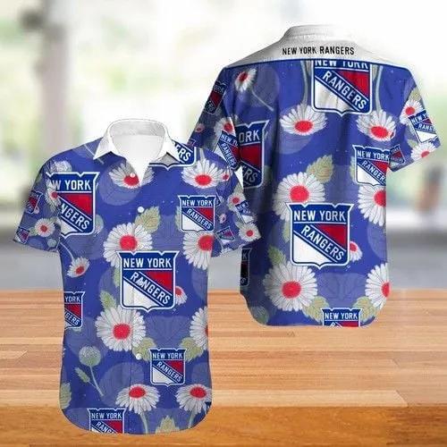 New York Rangers Hawaiian Shirt 3, NHL Hawaiian Shirt Moonbestprint