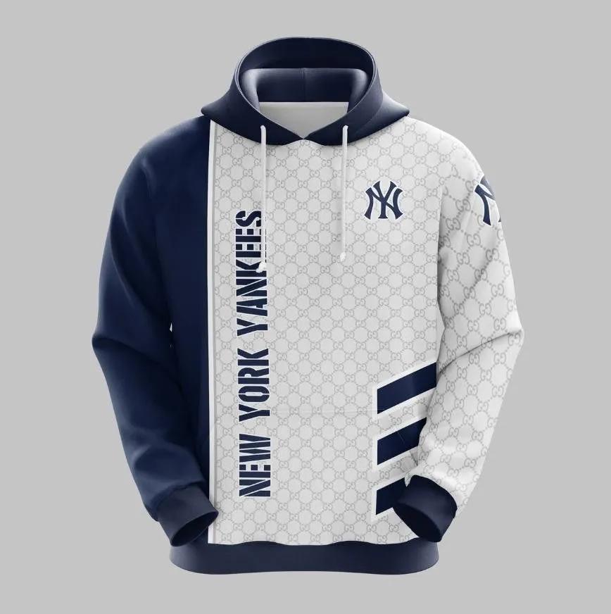 New York Yankee 3D Hoodie All Over Printed Hoodie, MLB Hoodie Moonbestprint
