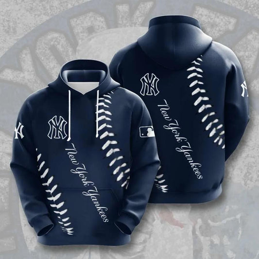 New York Yankees Custom Pullover 3D Hoodie, MLB Hoodie Moonbestprint