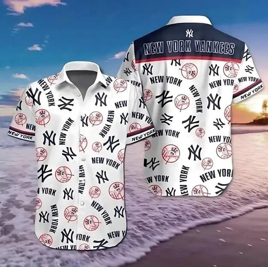 New York Yankees Hawaiian Shirt 1, MLB Hawaiian Shirt Moonbestprint