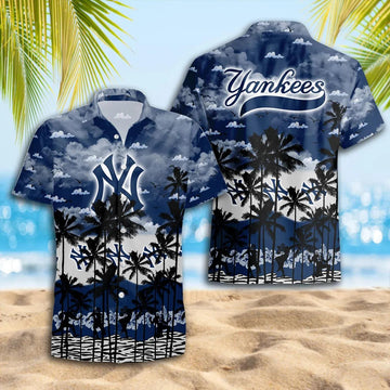 New York Yankees Hawaiian Shirt Trending Summer, MLB Hawaiian Shirt Moonbestprint