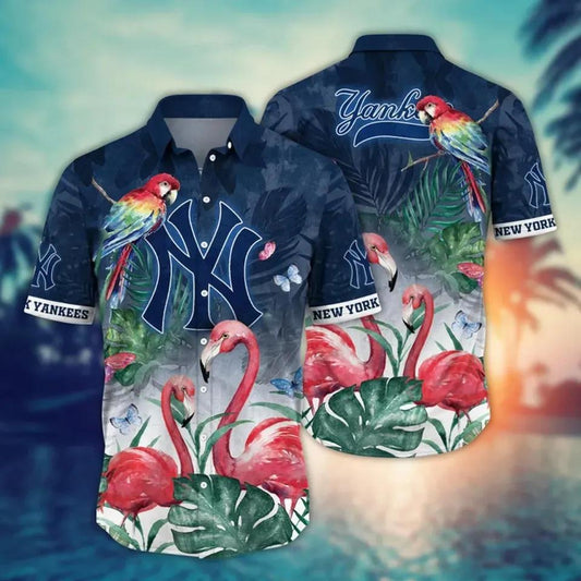 New York Yankees Hawaiian Shirt, MLB Hawaiian Shirt Moonbestprint