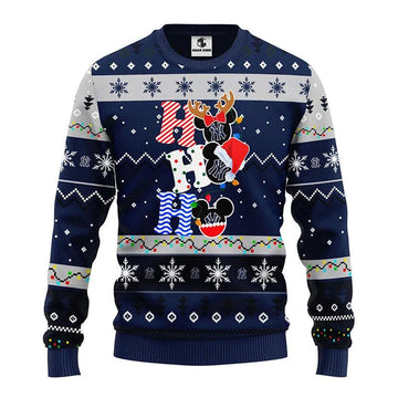 New York Yankees Hohoho Ugly Christmas Sweater, MLB Christmas Sweater Moonbestprint