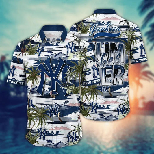 New York Yankees MLB Flower Aloha Hawaiian Shirt 9, MLB Hawaiian Shirt Moonbestprint