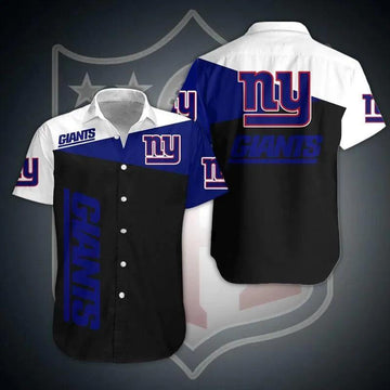 News Yorks Giants Main Colors Hawaiian Shirt, NFL Hawaiian Shirt Moonbestprint