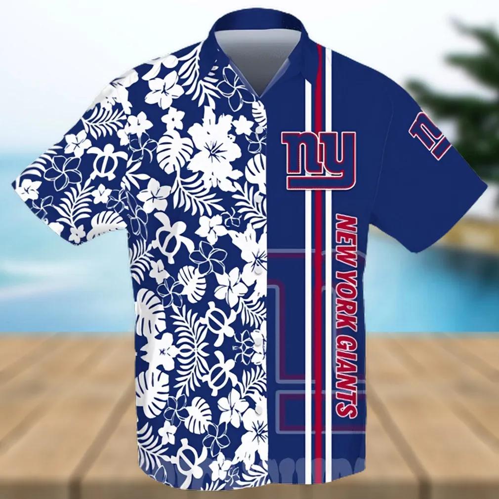 News Yorks Giants NFL Aloha Beach Hawaiian Shirt, NFL Hawaiian Shirt Moonbestprint