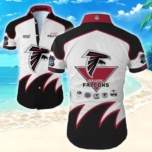 Nfl Atlanta Falcons Hawaiian Graphic Print Short Sleeve Hawaiian Shirt, NFL Hawaiian Shirt Moonbestprint