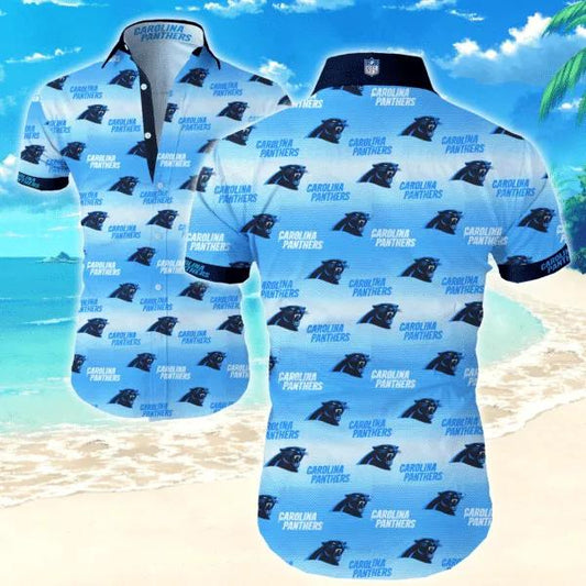 Nfl Carolina Panthers Funny Hawaiian Graphic Print Short Sleeve Hawaiian Shirt, NFL Hawaiian Shirt Moonbestprint