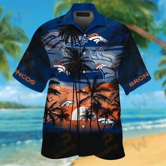Nfl Denver Broncos Tropical Hawaiian Shirt, NFL Hawaiian Shirt Moonbestprint
