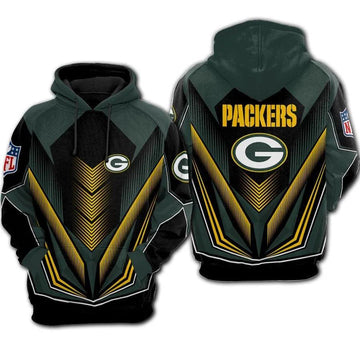 Nfl Green Bay Packers Fullover Hoodie, NFL Hoodie Moonbestprint