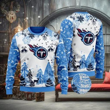 Nfl Tennessee Titans Special Ugly Christmas Sweater, NFL Chritsmas Sweater Moonbestprint