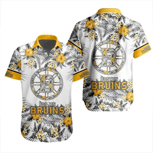 Nhl Boston Bruins Hawaiian Shirt, NHL Hawaiian Shirt Moonbestprint