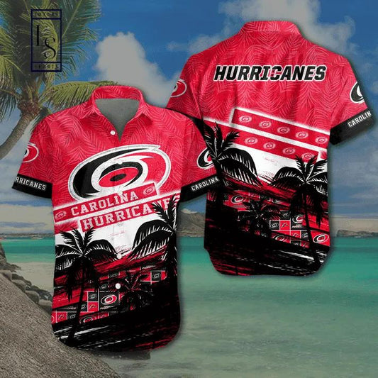 Nhl Carolina Hurricanes Hawaiian Shirt, NHL Hawaiian Shirt Moonbestprint