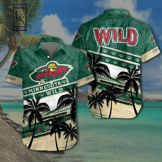 Nhl Minnesota Wild Hawaiian Shirt, NHL Hawaiian Shirt Moonbestprint