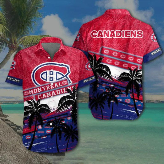 Nhl Montreal Canadiens Hawaiian Shirt, NHL Hawaiian Shirt Moonbestprint