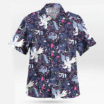 Night Slash Pokemon Hawaiian Shirt Dark Tone Battle Style – Moonbestprint