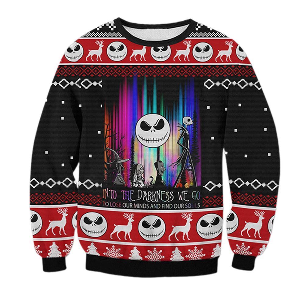 Nightmare Before Christmas Ugly Sweater - Moonbestprint