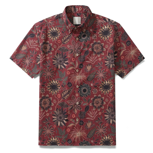 Night's Blooms Hawaiian Shirt - Moonbestprint