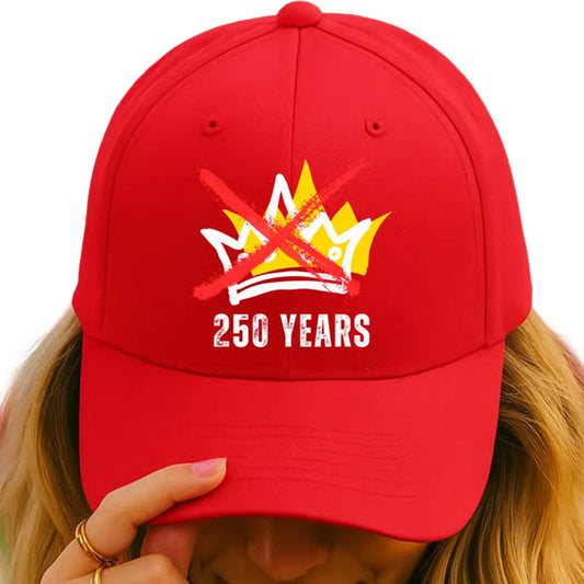 No Kings 250 Years Hat -Moonbestprint