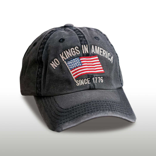 No Kings In America Since 1776 Embroidery Hat -Moonbestprint