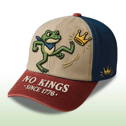 No Kings Since 1776 Vintage Baseball Cap -Moonbestprint