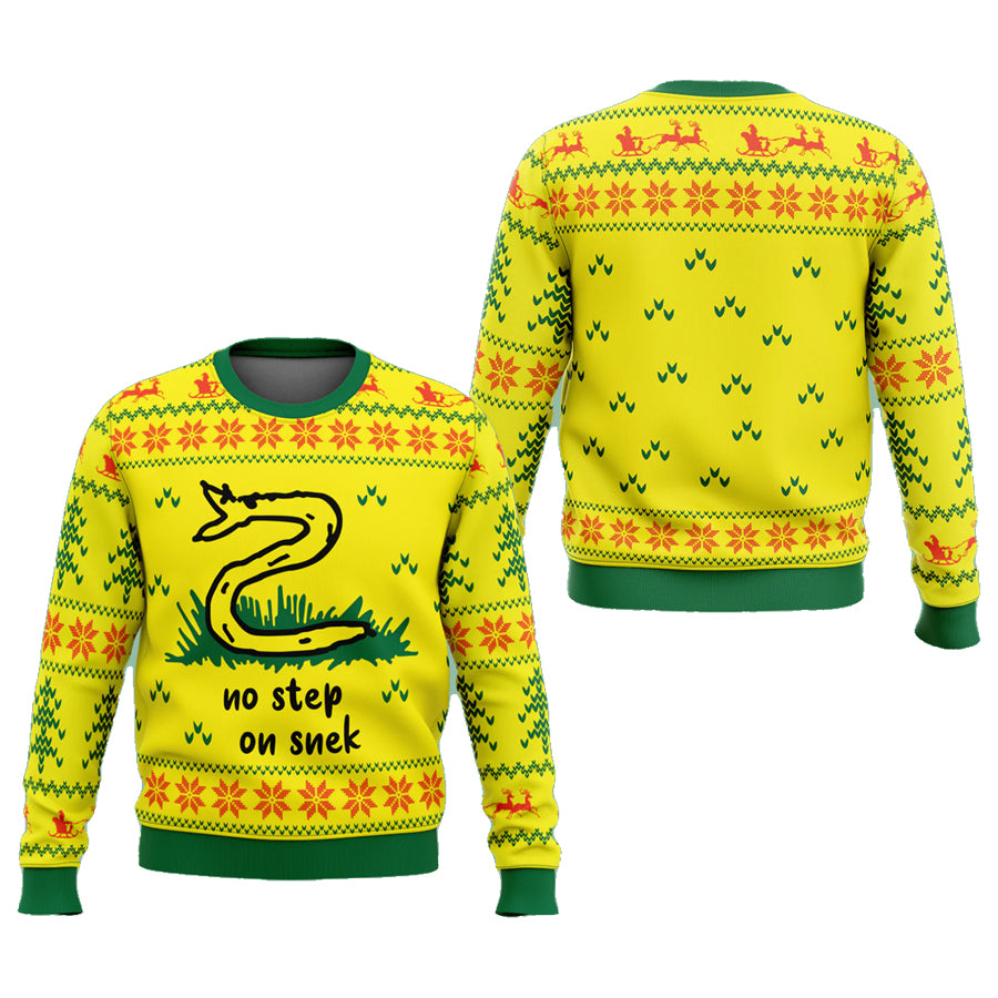 No Step On Snek Ugly Christmas Sweater – Moonbestprint