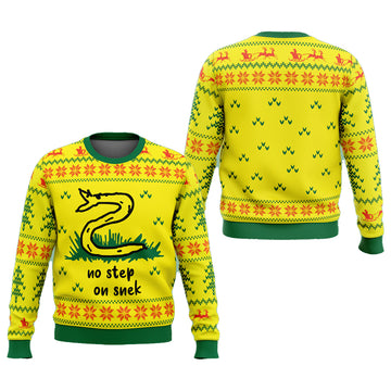 No Step On Snek Ugly Christmas Sweater – Moonbestprint
