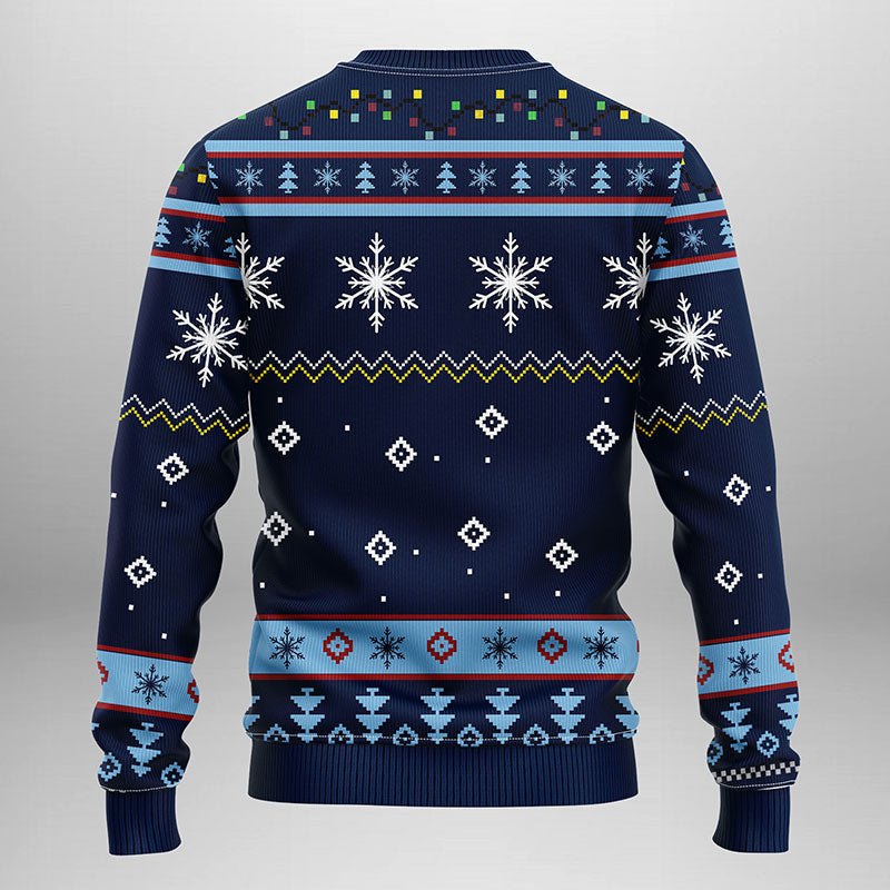 North Carolina Tar Heels Funny Grinch Ugly Christmas Sweater Moonbestprint