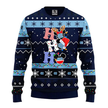 North Carolina Tar Heels Hohoho Ugly Christmas Sweater, NCAA Christmas Sweater Moonbestprint