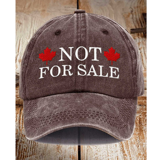 Not For Sale Canada Hat -Moonbestprint