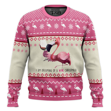 Pink Flamingo Ugly Christmas Sweater – Moonbestprint