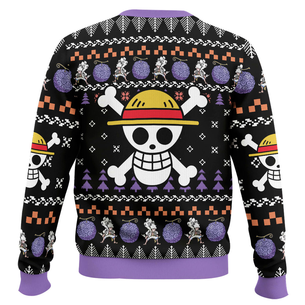 Luffy Gear 5 One Piece Ugly Christmas Sweater – Moonbestprint