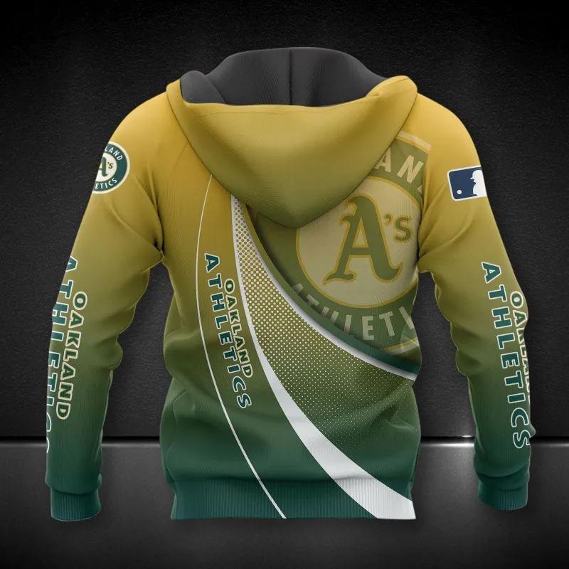 Oakland Athletics Big Logo All Over Print Hoodie 2, MLB Hoodie Moonbestprint